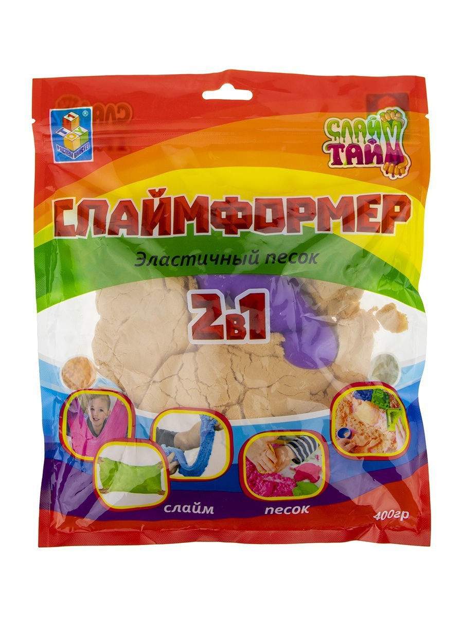 

Слаймформер 1 Toy 400 гр с 1 формочкой, светло-оранжевый Т16543LО