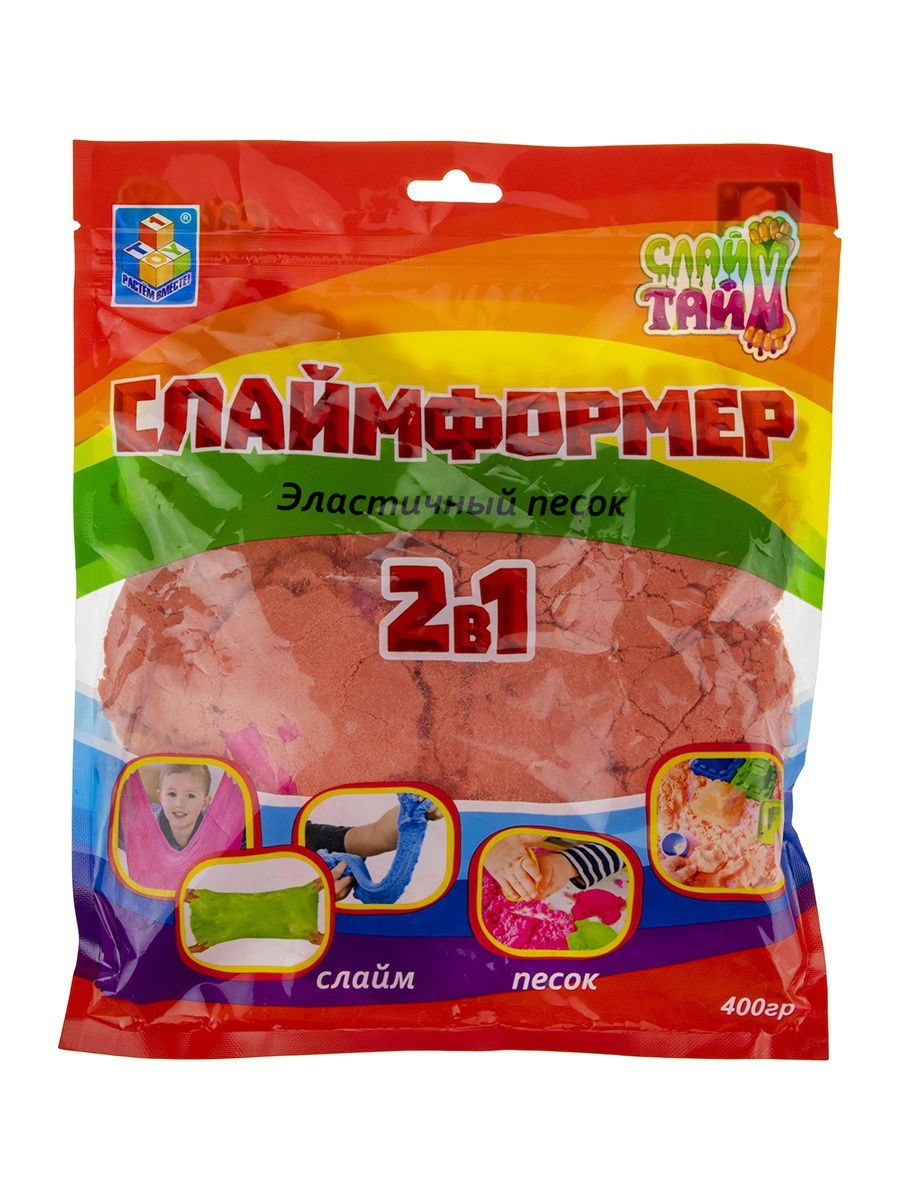 

Слаймформер 1 Toy 400 гр с 1 формочкой, красный Т16543R