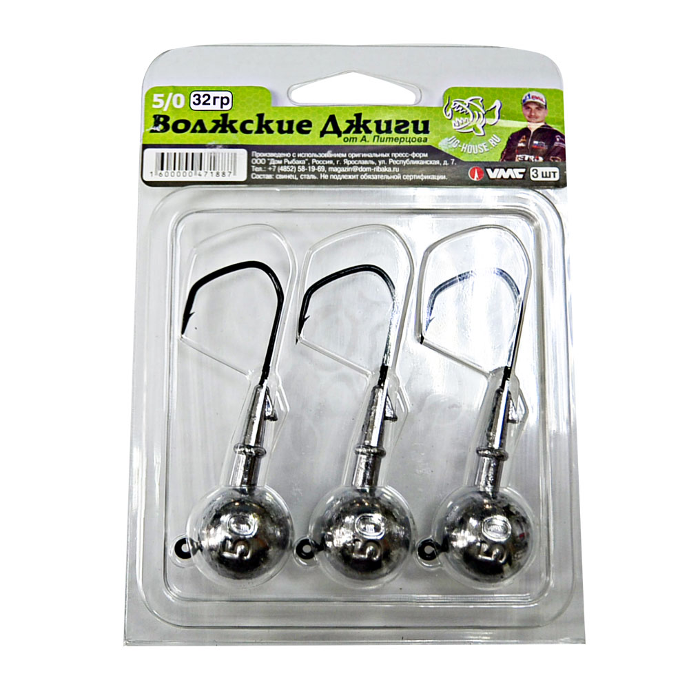 

Джиг Volga jigs от Питерцова 5/0 32гр, 00-00021341