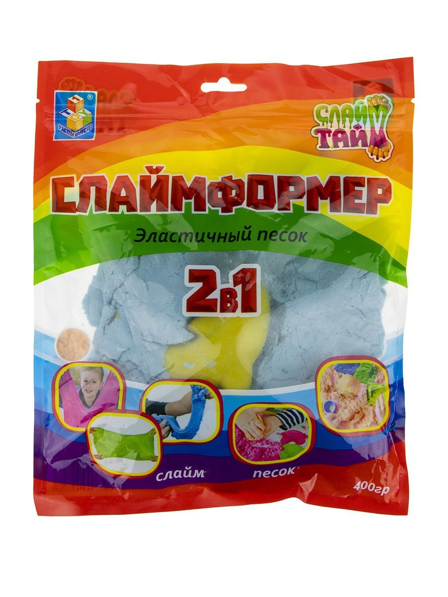 

Слаймформер 1 Toy 400 гр с 1 формочкой, голубой Т16543LВ