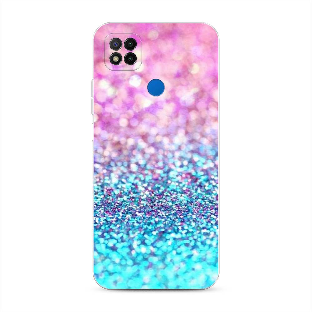 

Чехол Awog "Розово-голубые глиттеры рисунок" для Xiaomi Redmi 9C