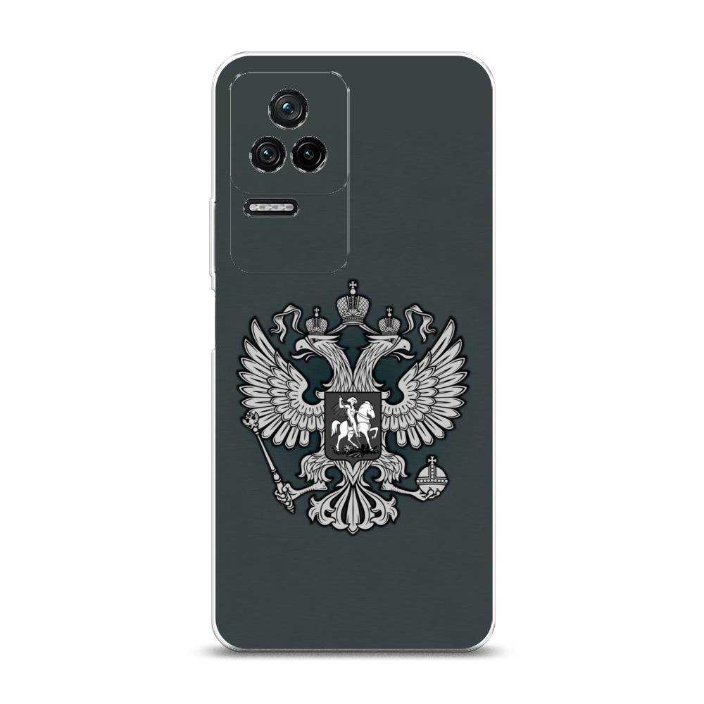фото Чехол awog "герб россии серый" для xiaomi redmi k40s