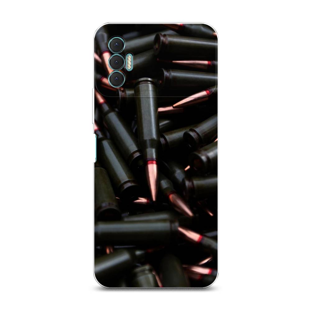 

Чехол Awog на Tecno Spark 8P "Пули черные", Разноцветный, 301450-5