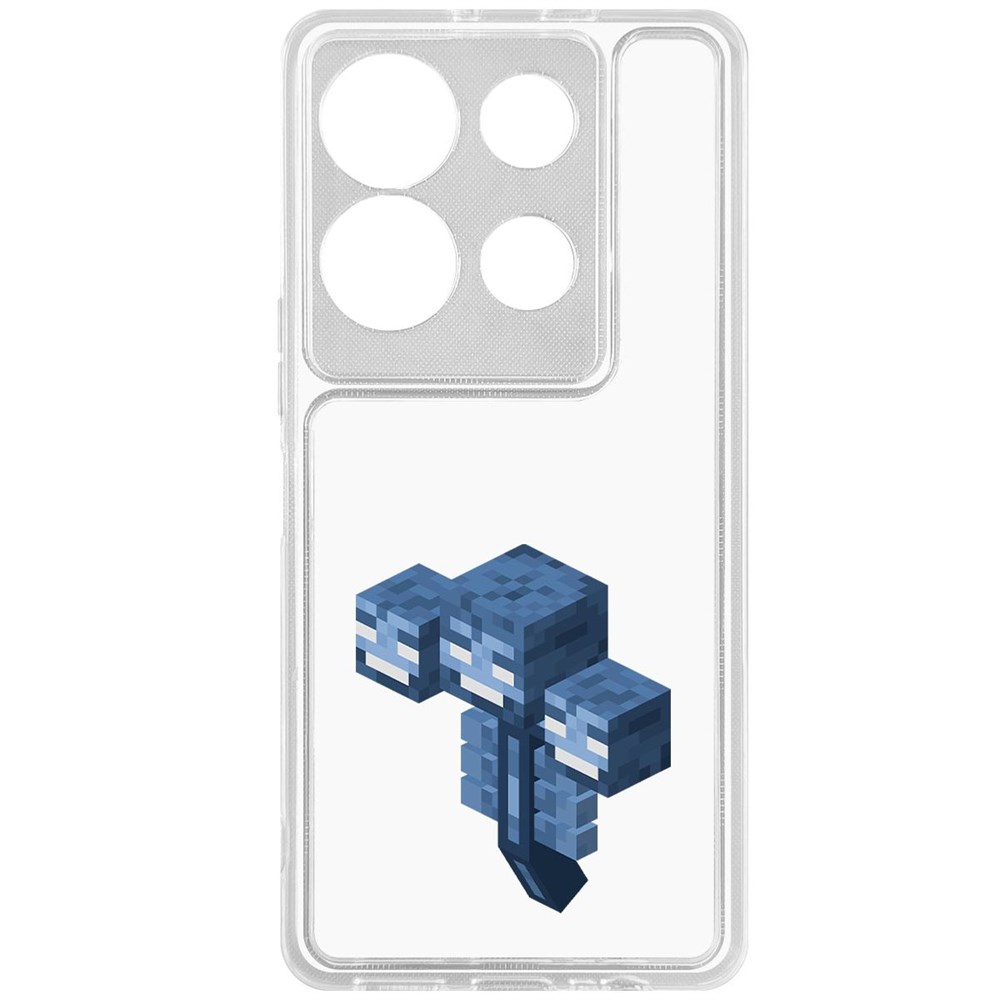 

Чехол-накладка Krutoff Clear Case Minecraft-Иссушитель для INFINIX Note 30 VIP, Прозрачный
