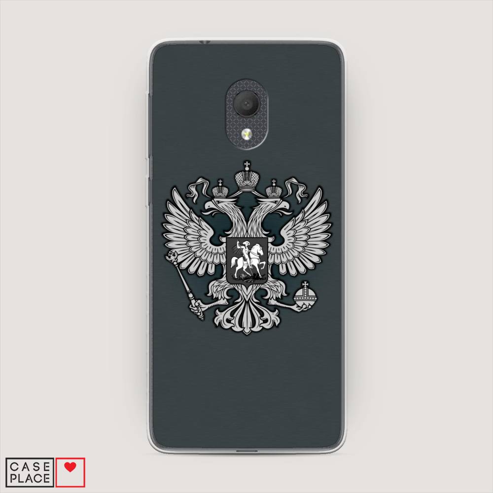 

Чехол Awog на Alcatel 1C 5003D (2019) / Алкатель 1C 5003D (2019) "Герб России серый", 170650-5