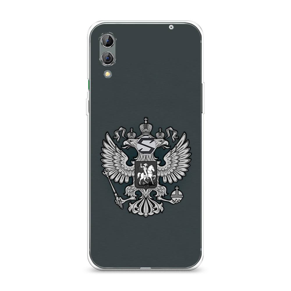 

Чехол Awog на Xiaomi Black Shark 2 "Герб России серый", Разноцветный, 36350-5