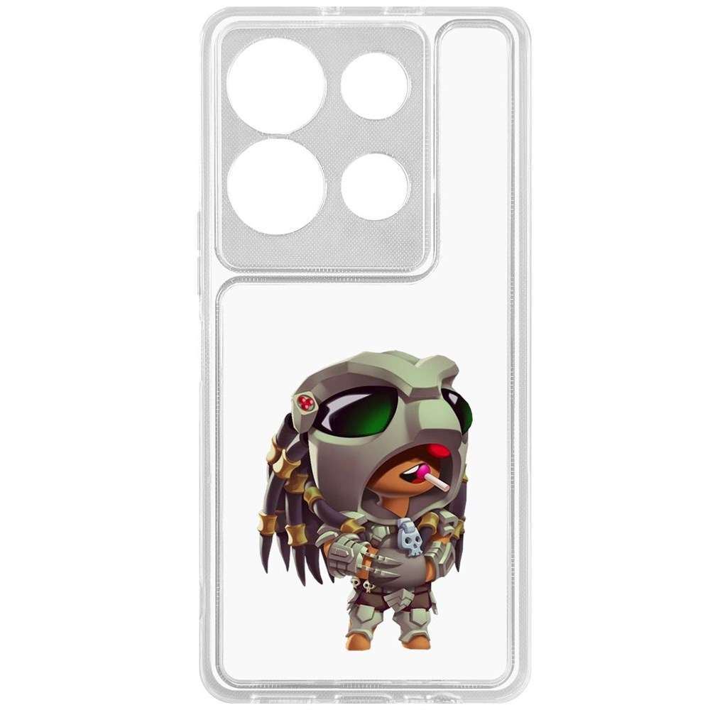 

Чехол-накладка Krutoff Clear Case Brawl Stars-Леон Хищник для INFINIX Note 30 VIP