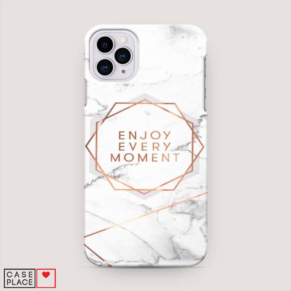 

Пластиковый чехол "Enjoy every moment мрамор" на Apple iPhone 11 Pro Max, 12220-5