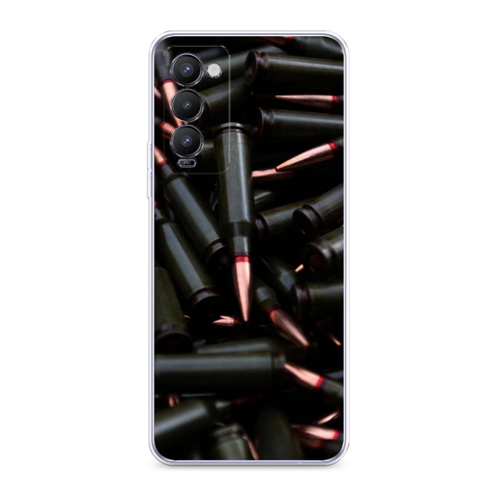 

Чехол Awog на Tecno Camon 18/18T "Пули черные", Разноцветный, 300950-5