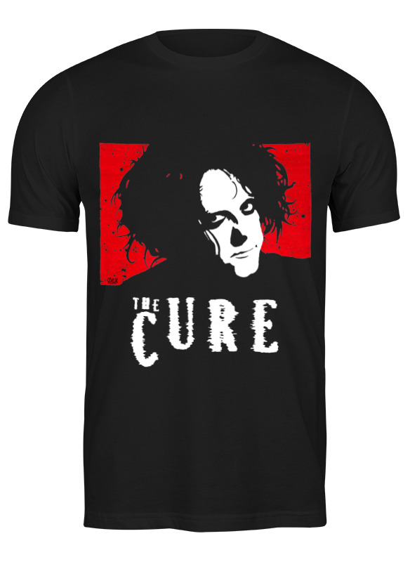 

Футболка мужская Printio The cure черная S, Черный, The cure