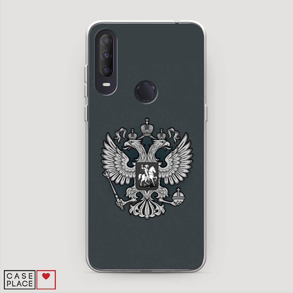 

Чехол Awog на Alcatel 1S (2020) / Алкатель 1S (2020) "Герб России серый", Разноцветный, 170850-5