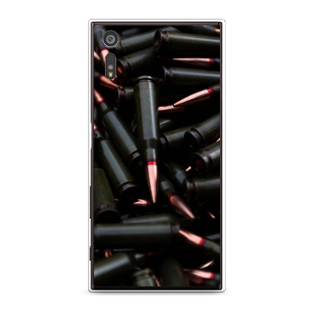 

Чехол Awog на Sony Xperia XZ "Пули черные", Разноцветный, 51450-5