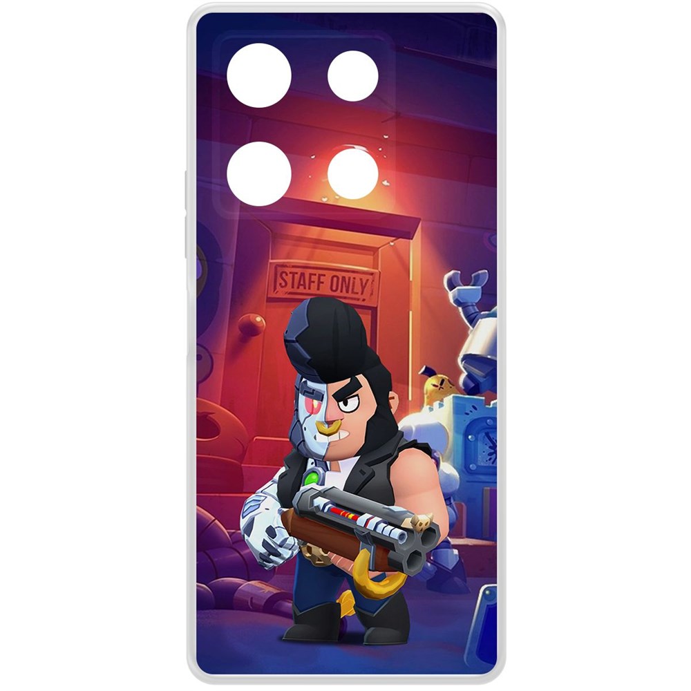 

Чехол-накладка Krutoff Clear Case Brawl Stars-Б-800 для INFINIX Note 30 Pro, Прозрачный