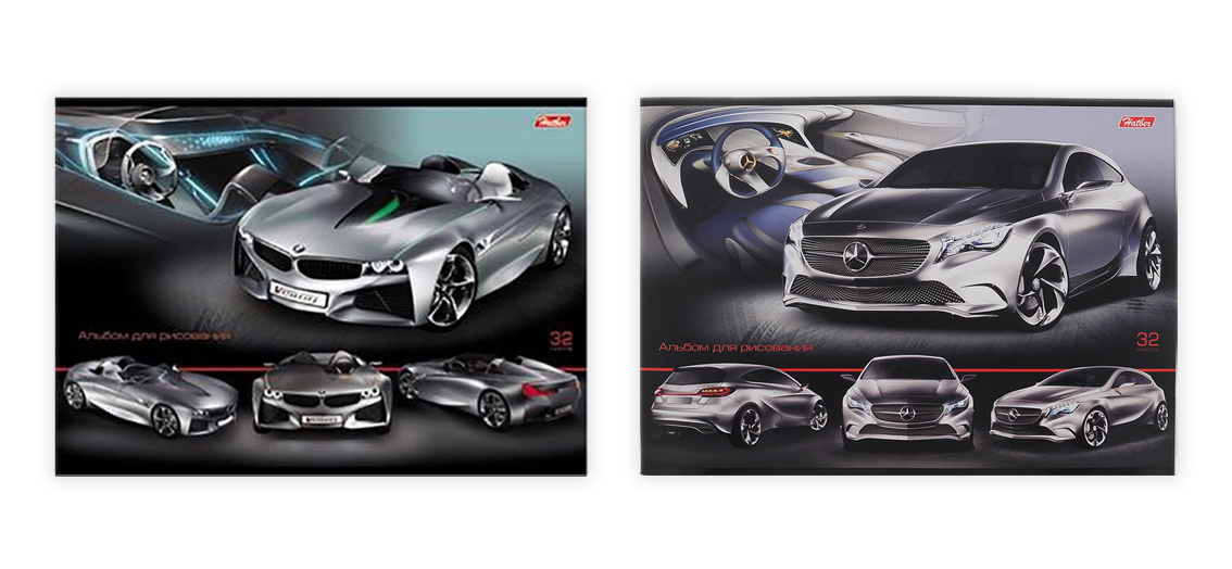 

Альбом для рисования Hatber Авторевю 021165 А4, 32 листа, комплект 2 штуки