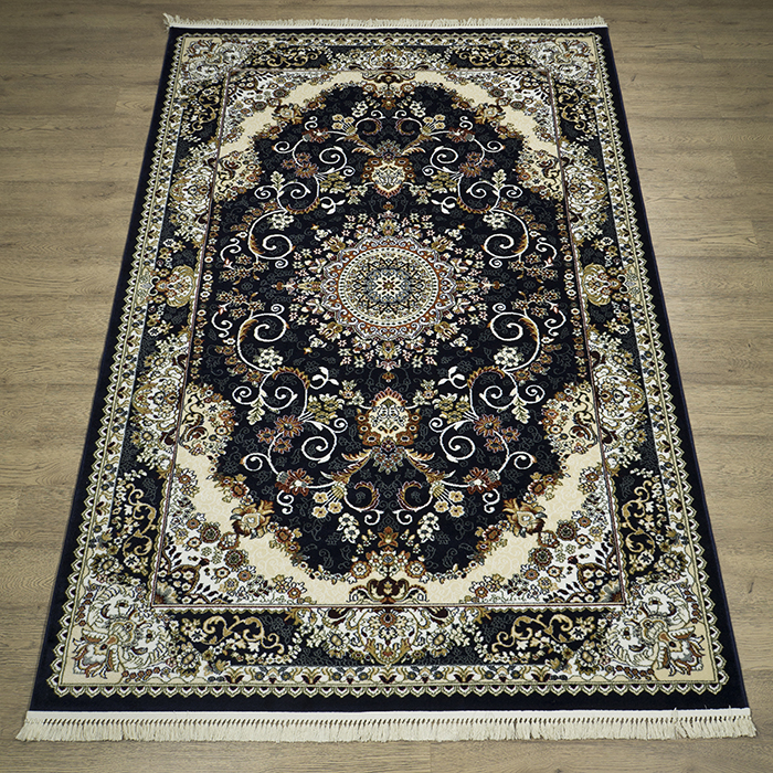 

Ковёр Kitroom Анатолия 200x400 прямоугольный кремовый, синий 29521