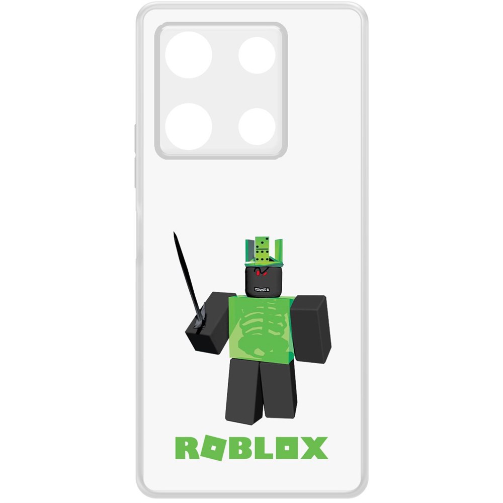 

Чехол-накладка Krutoff Clear Case Roblox-1x1x1x1x1 для INFINIX Note 30 Pro, Прозрачный