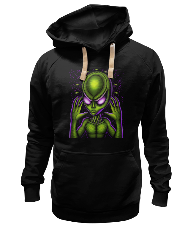 

Худи унисекс Printio u f o черное 2XL, Черный, ·u·f·o·