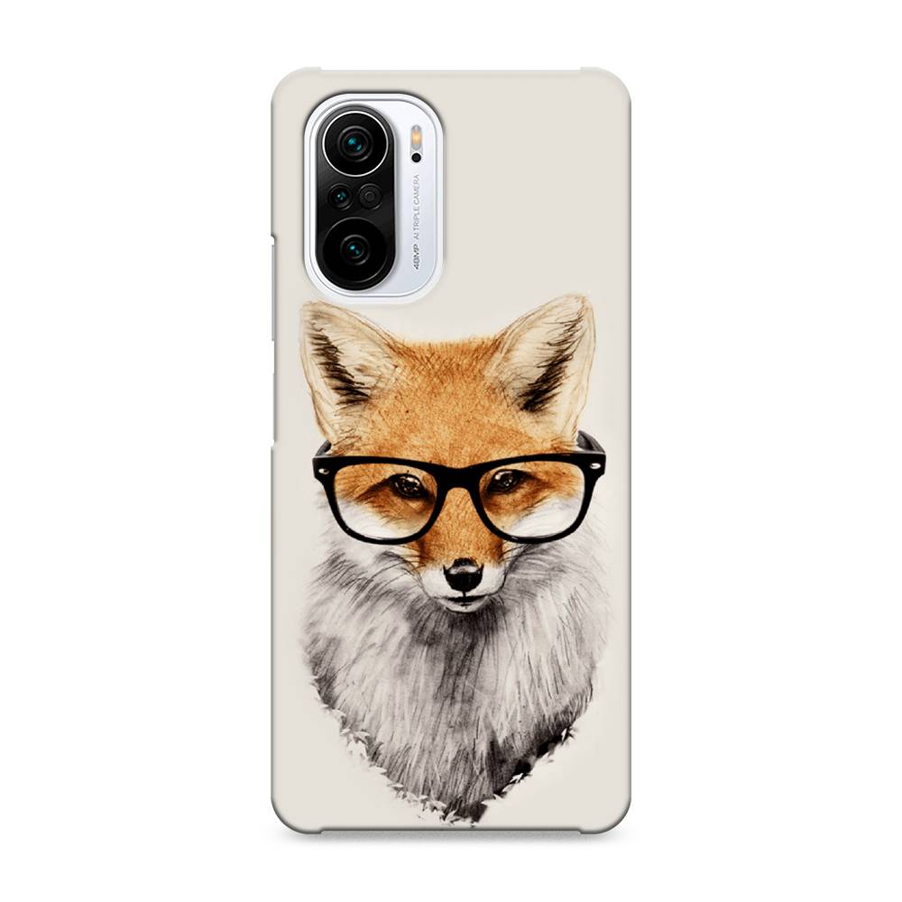 

Пластиковый чехол "Лиса в очках" на Xiaomi Poco F3, 310120-7