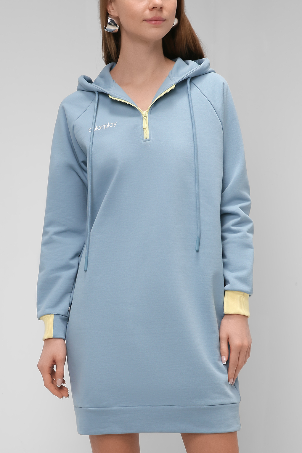 

Платье женское COLORPLAY CP21085214-009 голубое S, Голубой, CP21085214-009