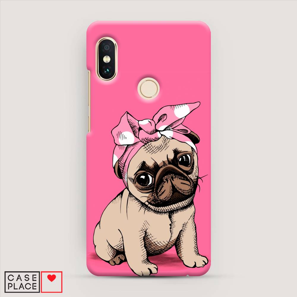 фото Пластиковый чехол "dog pin-up" на xiaomi redmi note 5 awog