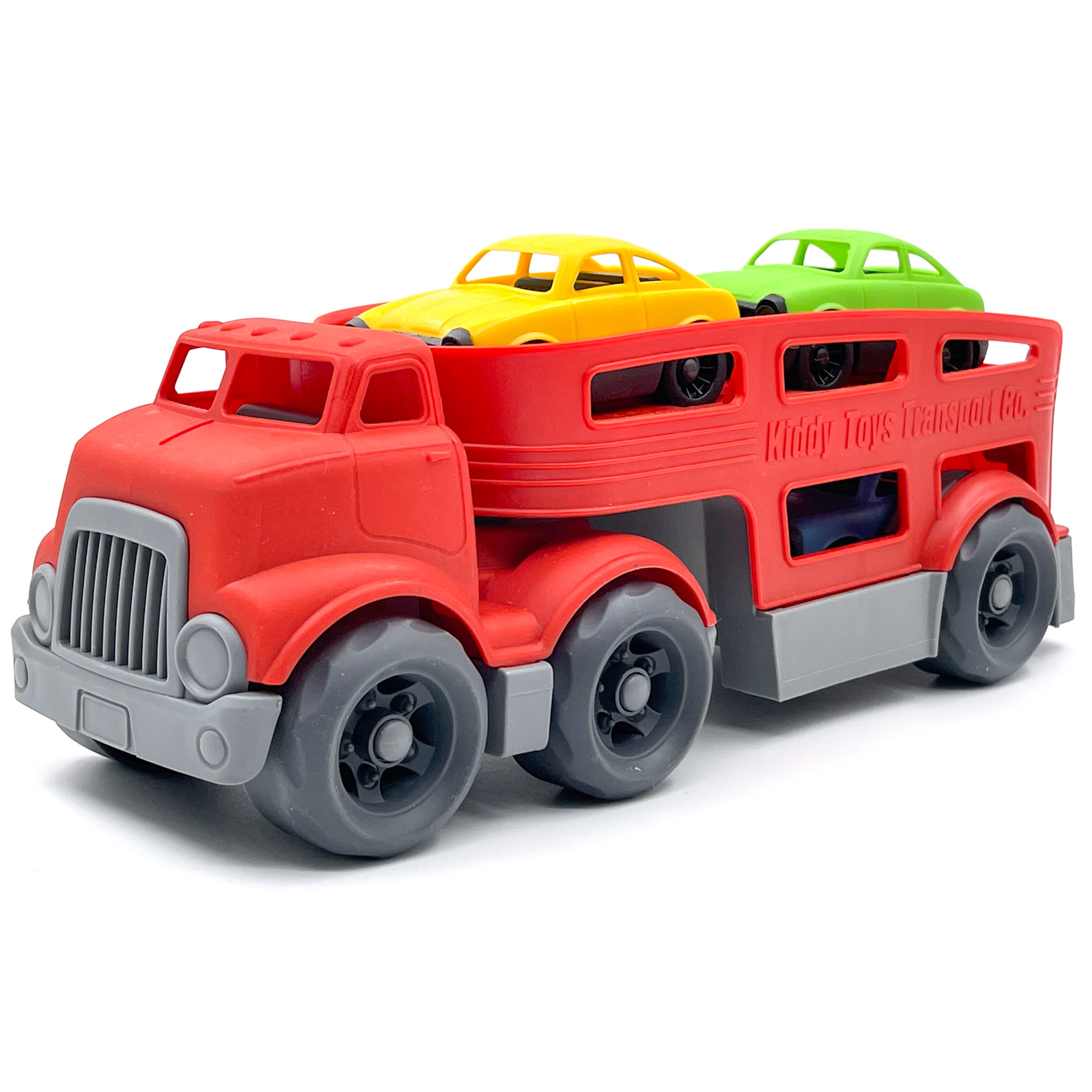 Автовоз с машинками Нижегородская игрушка Car Hauler Трейлер №2 Красный 266