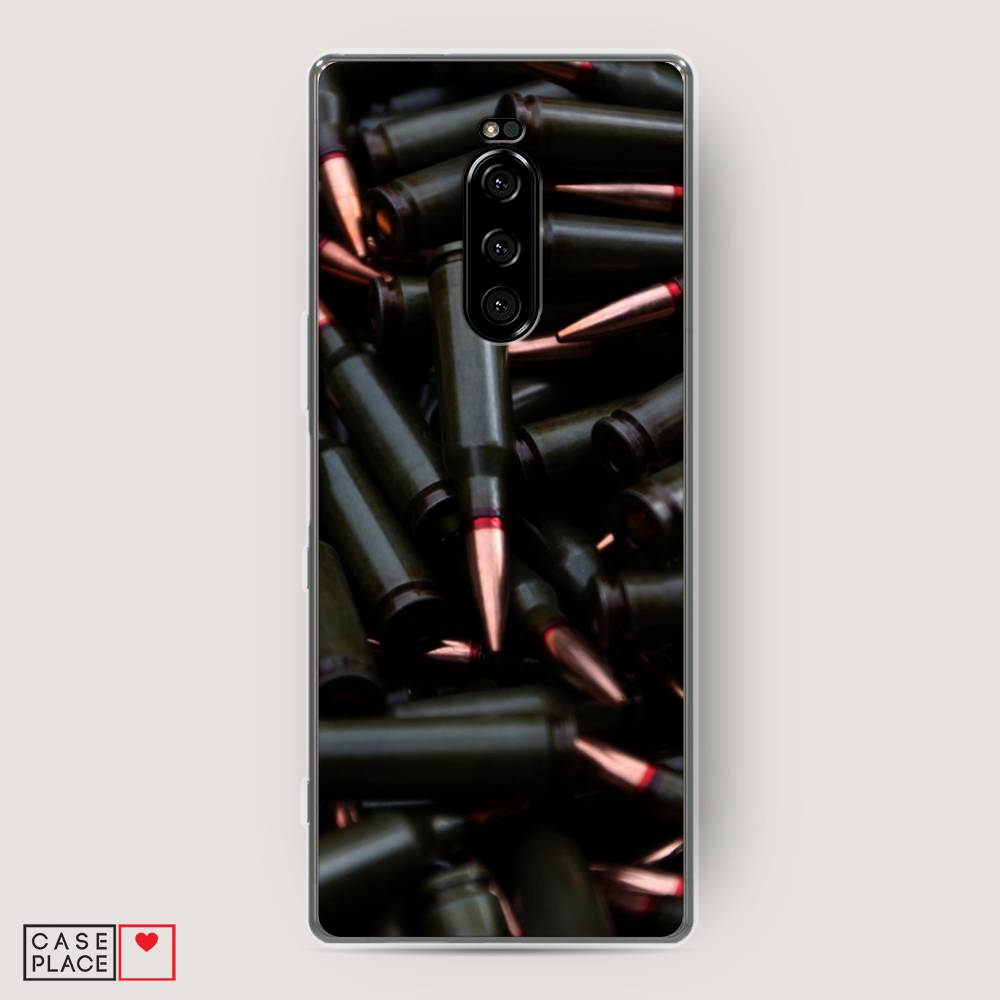 

Чехол Awog на Sony Xperia 1/XZ4 "Пули черные", Разноцветный, 54250-5