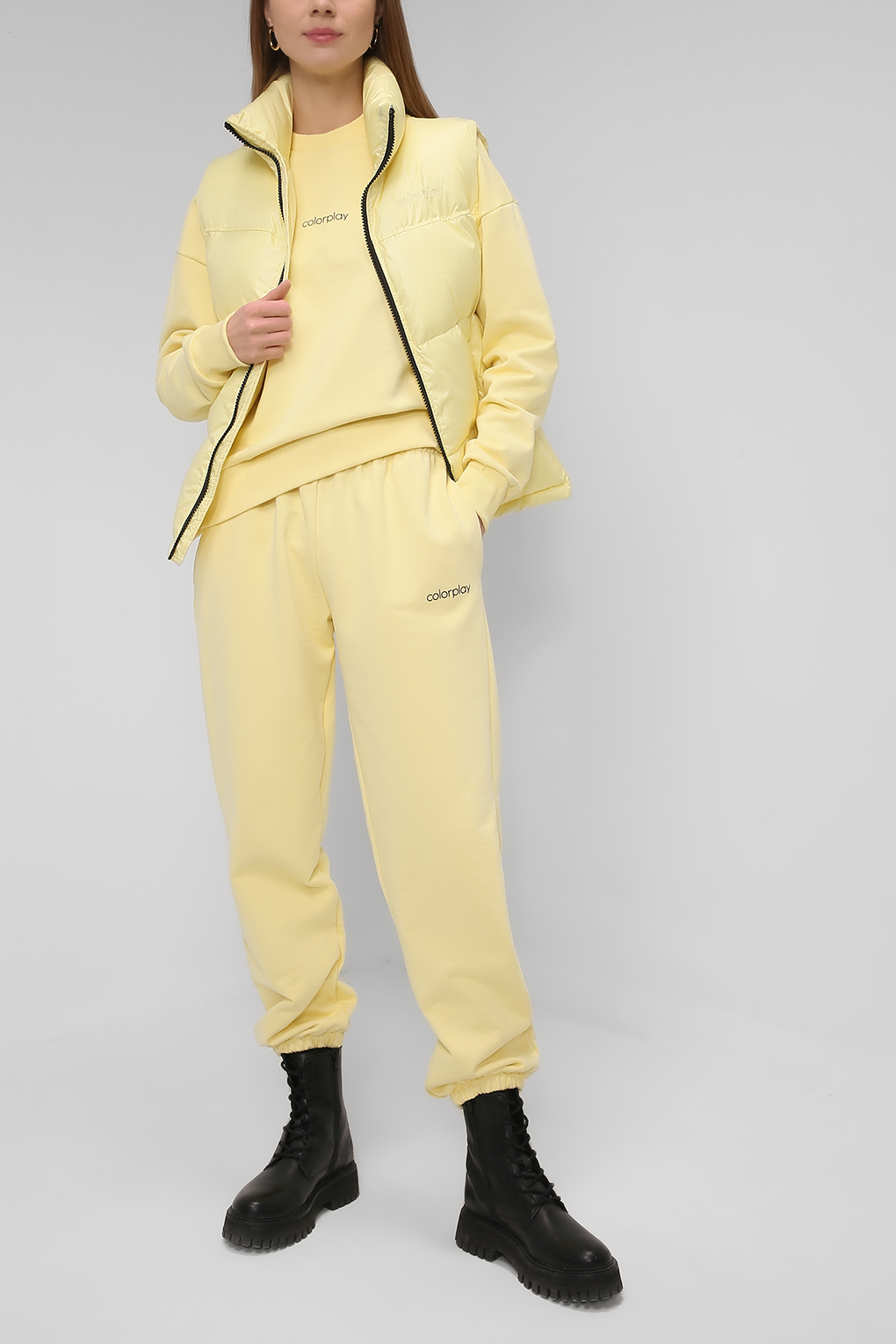 Спортивные брюки женские COLORPLAY CP21082125 желтые L