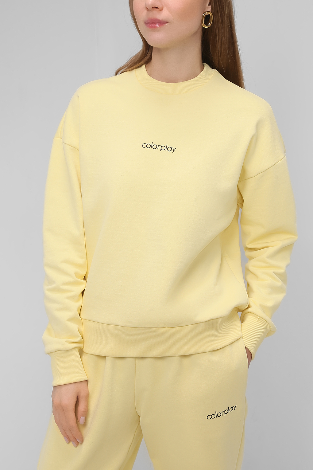 

Свитшот женский COLORPLAY CP21081158 желтый S, CP21081158