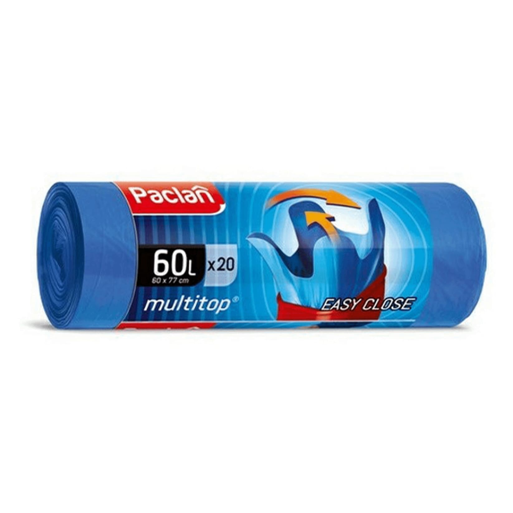 

Пакеты для мусора Paclan Multitop, 60 лх20 шт.