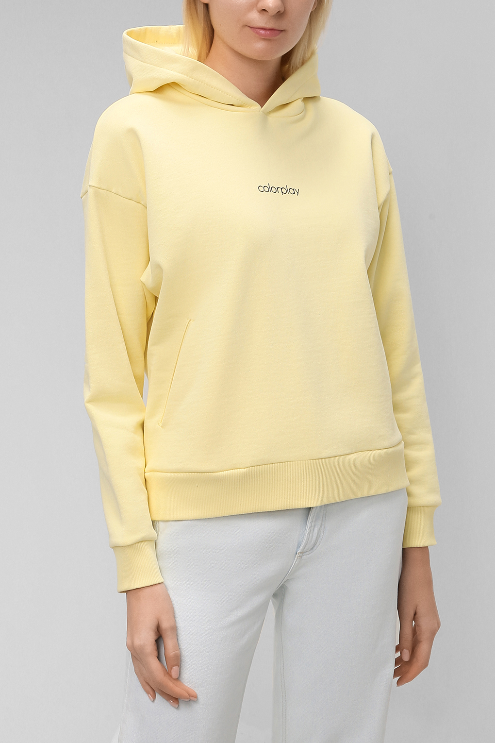 

Худи женское COLORPLAY CP21081157 желтое S, CP21081157