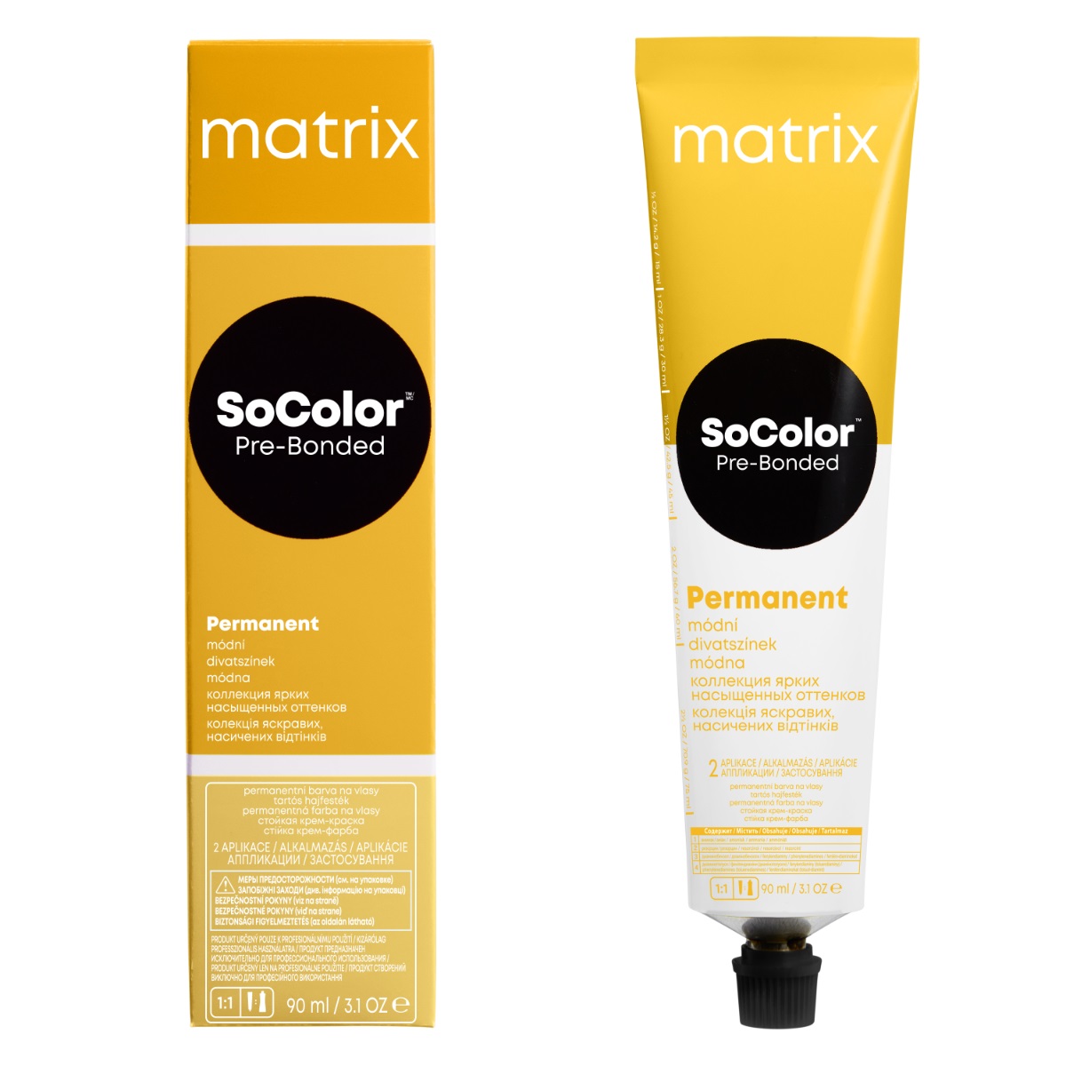 Краска для волос Matrix SoColor Pre-Bonded 5RV+Светлый шатен красно-перламутровый, 90 мл l’oreal professionnel 5 32 краска для волос светлый шатен золотисто перламутровый диаришесс 50 мл