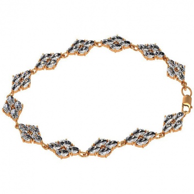 

Браслет из серебра с фианитом р. 18 ПРИВОЛЖСКИЙ ЮВЕЛИР 692246-FA11, 692246-FA11