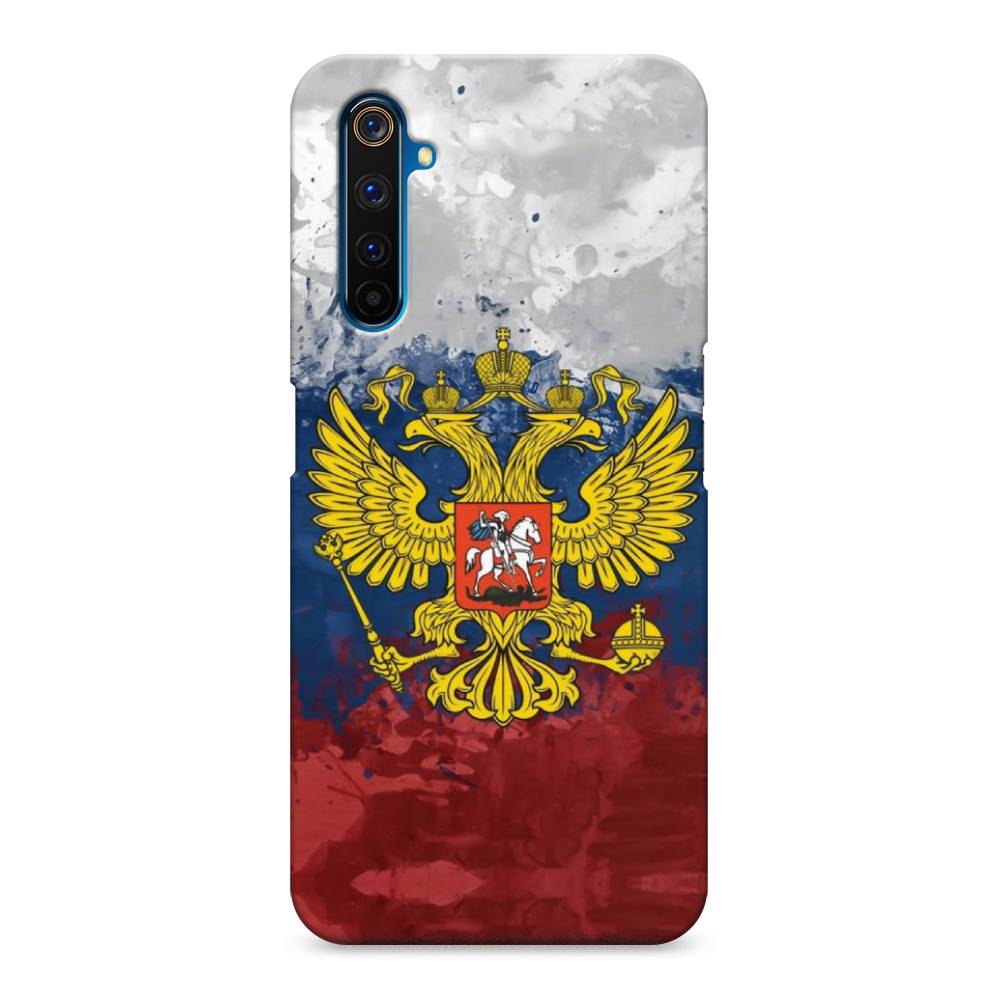 фото Пластиковый чехол "рф" на realme 6 pro awog