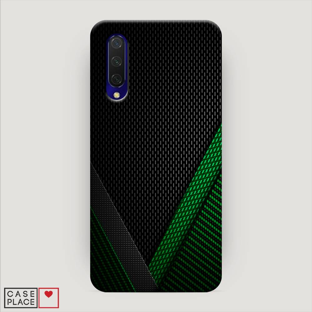 

Пластиковый чехол "Зеленый карбон" на Xiaomi Mi A3 Lite, 36220-2