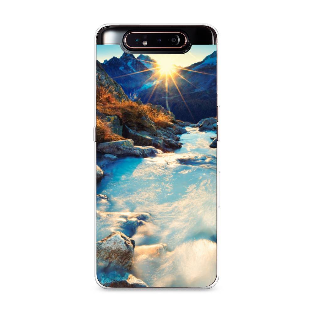 

Чехол Awog на Samsung Galaxy A80 "Восход 7", Разноцветный, 28350-4