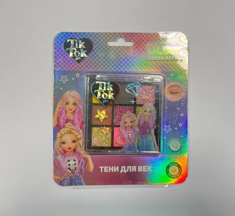 

Косметичкаа для девочек: тени для век, 7 г TIK TOK girl YS97976-TTG, Желтый;золотистый;коричневый;розовый;зеленый