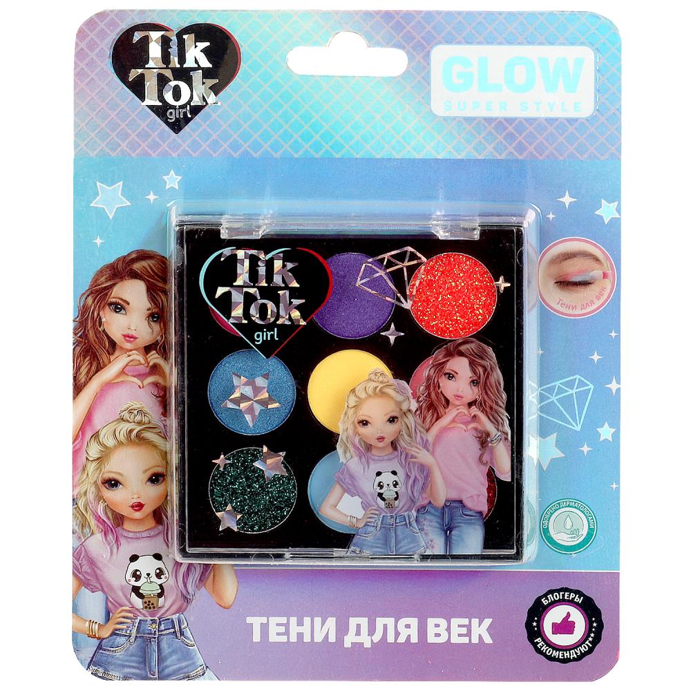 

Косметика: детские тени для век, 10 г TIK TOK girl YS97982-TTG, Голубой;желтый;фиолетовый;красный;зеленый;оранжевый;синий