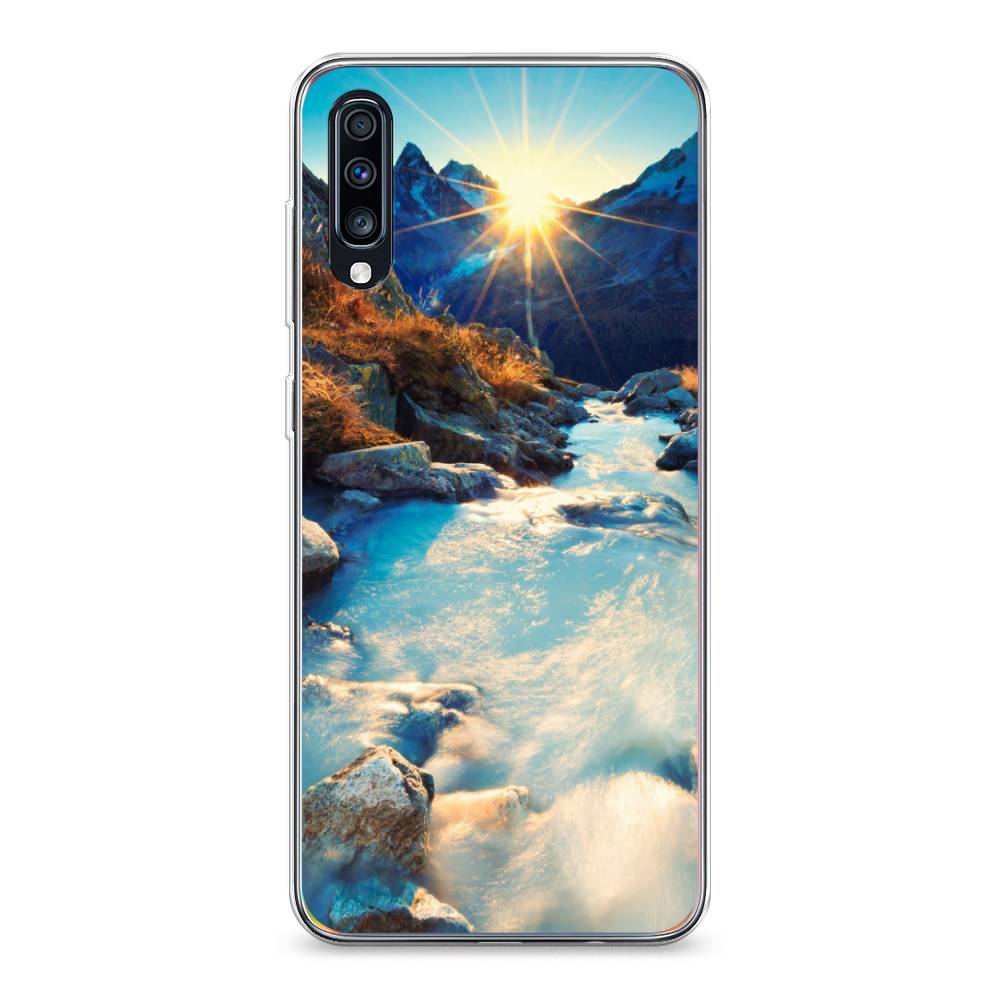 

Чехол Awog на Samsung Galaxy A70 "Восход 7", Разноцветный, 28150-4