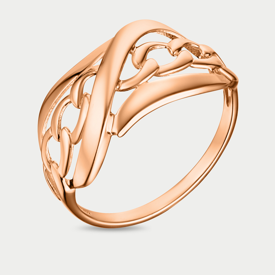 Кольцо из розового золота р. 16,5 Сорокин 70137600