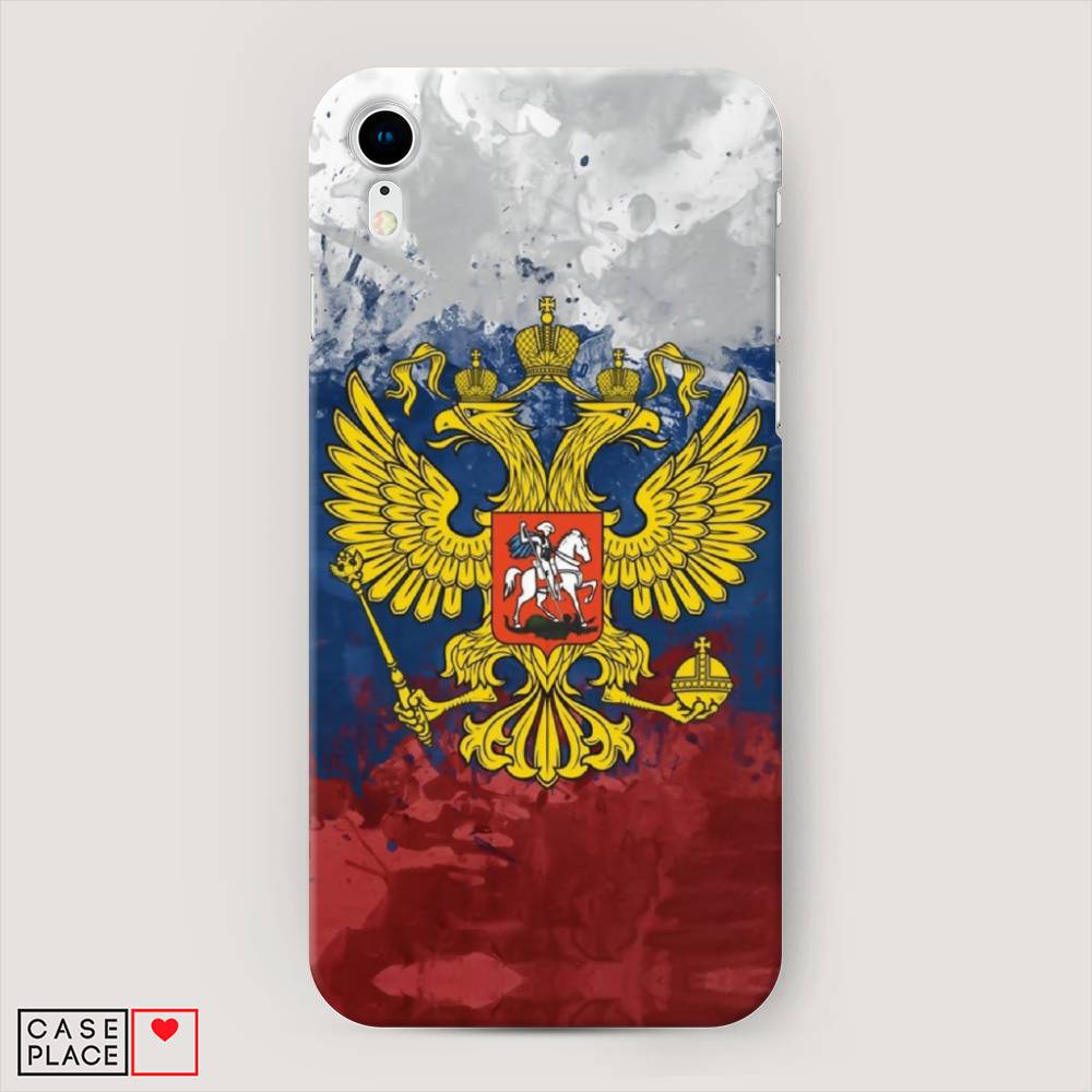 

Пластиковый чехол "РФ" на Apple iPhone XR (10R), 12020-4
