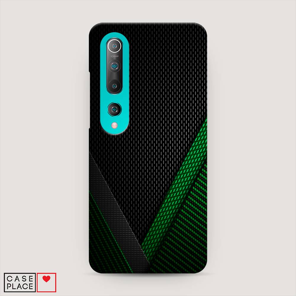 

Пластиковый чехол "Зеленый карбон" на Xiaomi Mi 10 Pro, 37820-2