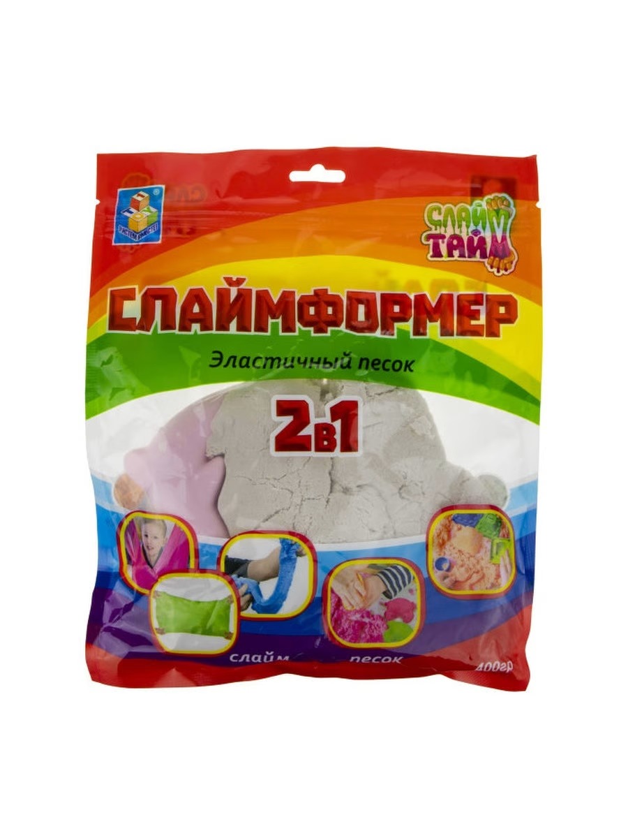 

Слаймформер 1 Toy 400 гр с 1 формочкой, белый Т16543W