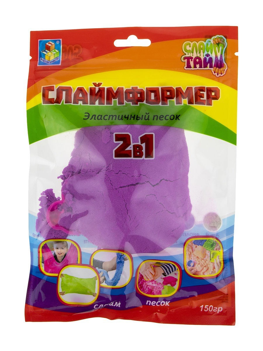 

Слаймформер 1 Toy 150 гр с 1 формочкой, фиолетовый Т16542V