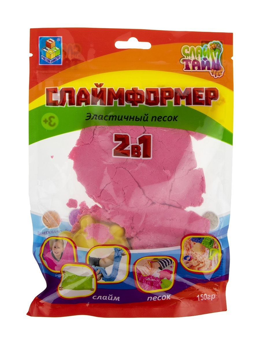 

Слаймформер 1 Toy 150 гр с 1 формочкой, светло-розовый Т16542LР