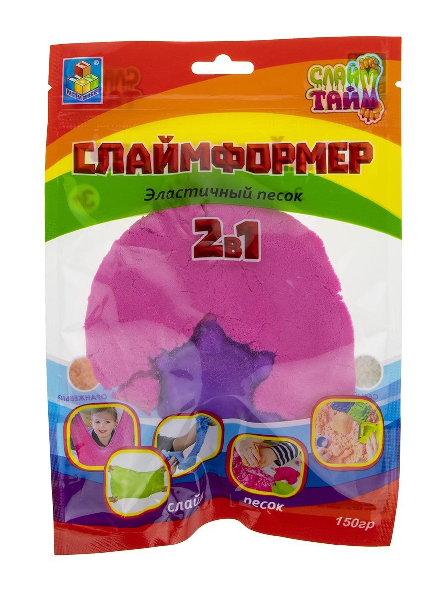 

Слаймформер 1 Toy 150 гр с 1 формочкой, розовый Т16542Р