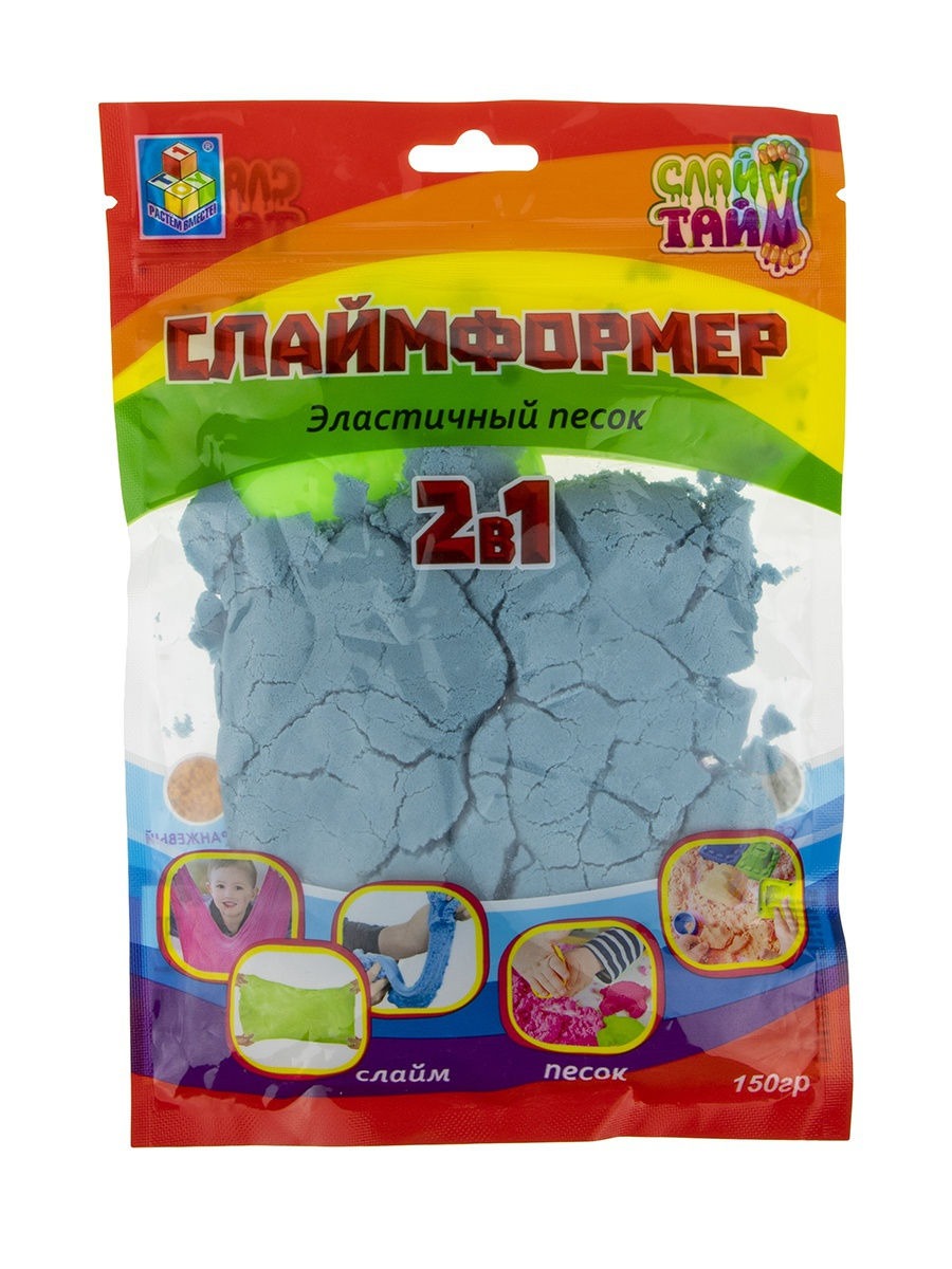 

Слаймформер 1 Toy 150 гр с 1 формочкой, голубой Т16542LВ