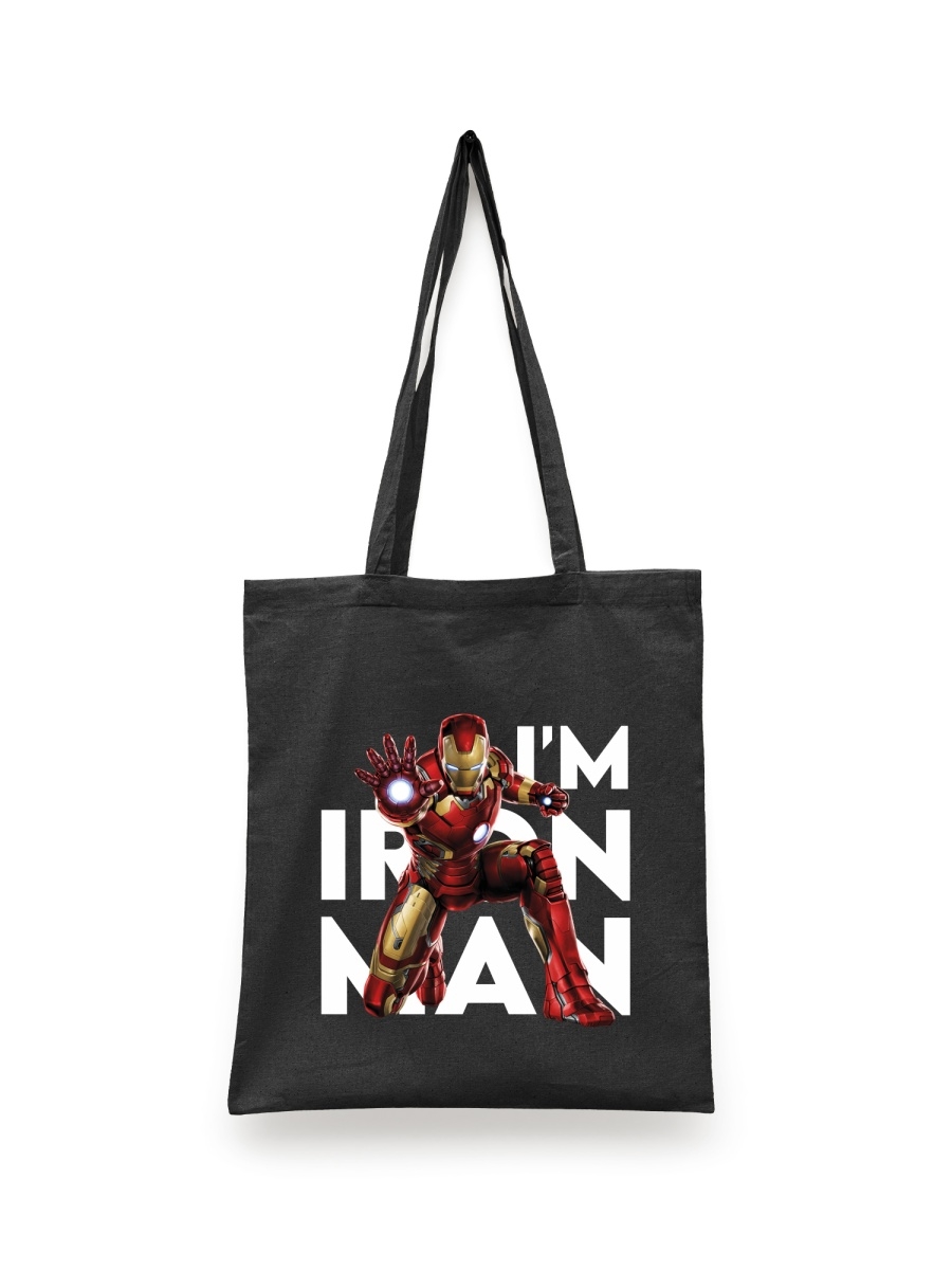 фото Сумка шоппер унисекс сувенирshop iron man/железный человек/тони старк 5, черный