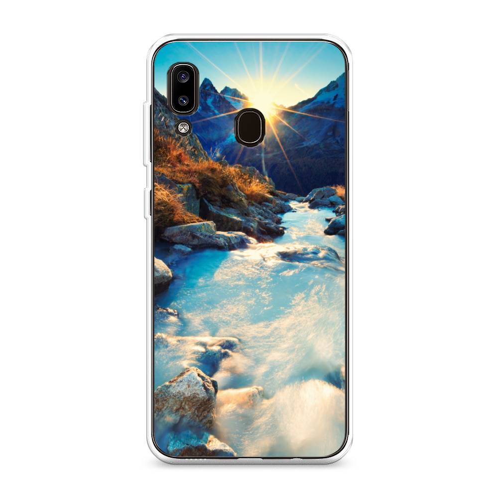 

Чехол Awog на Samsung Galaxy A20/A30 "Восход 7", Разноцветный, 27650-4