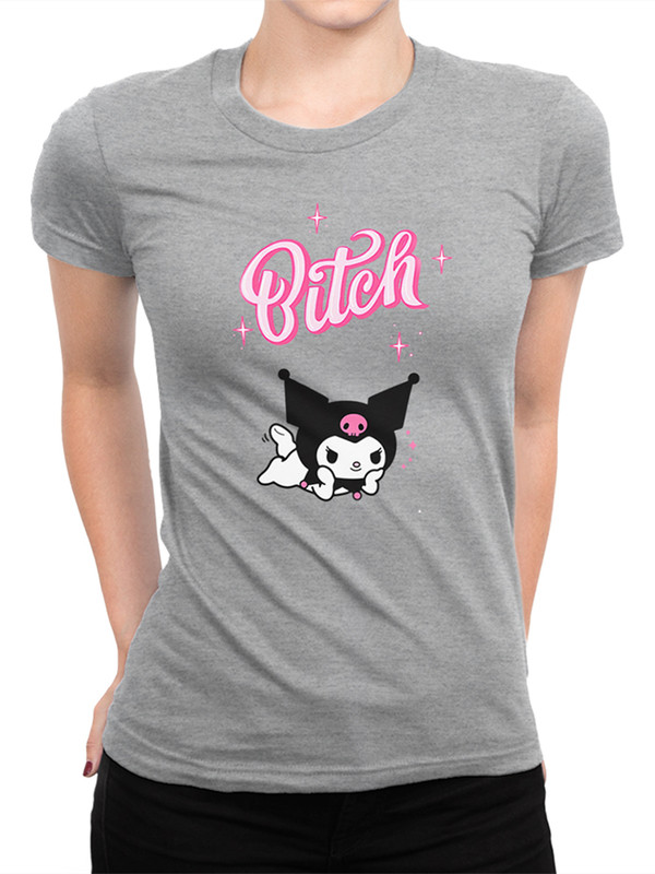 

Футболка женская DreamShirts Studio Куроми и Мелоди / Hello Kitty / Аниме серая L, Серый, Куроми и Мелоди / Hello Kitty / Хеллоу Китти Аниме