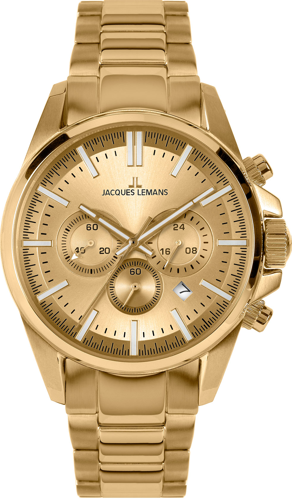 фото Наручные часы мужские jacques lemans 1-2119i золотистые